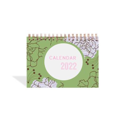 China Table Calendar Custom Design Cardboard Monthly Desk Calendar Printing Custom Logo Printing Table Desk Calendar 2022 for sale