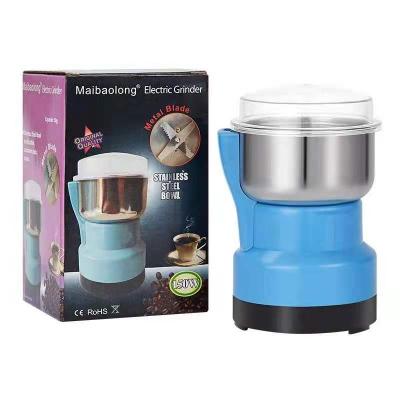 China Household Mini Electric Stainless Steel Electric Grinder Multifunctional Grains Bean Grinding Coffee Grinder Coffee Spice Nuts for sale