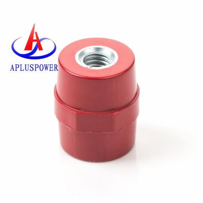 China LOW VOLTAGE BMC screw red color material copper steel electrical insulators excellent in drum shape with high torque for battery packs for sale