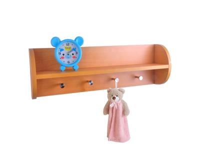 China Sustainable Modern Metal Hooks Shelf Coat Rack Hanger Wall Rack for sale