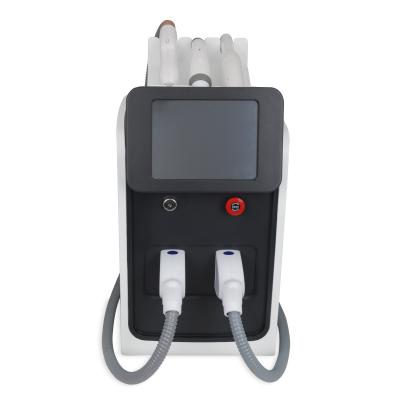 China Pigment Removal Portable 3 in 1 IPL RF YAG Q-switch Tattoo Removal Machine Laser Hair Removal Machine for sale