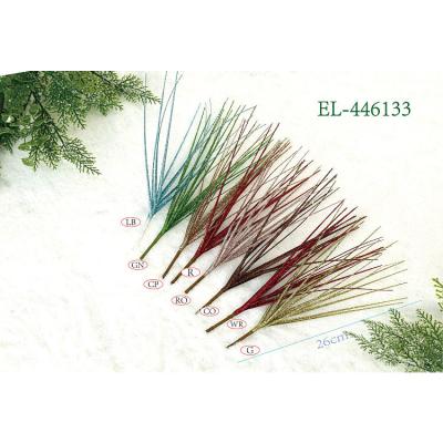 China Plastic Sophisticated Technology Hot Selling Santa Ornament Christmas Ornaments Decoration Christmas Onion Grass Cuts for sale