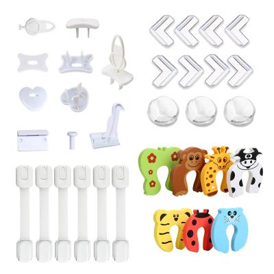 China Easy Installation Baby Making Kit Child Safety Strap Locks Outlet Cover Corner Protector Heavy Duty Kids Door Protector Easy Installation for sale