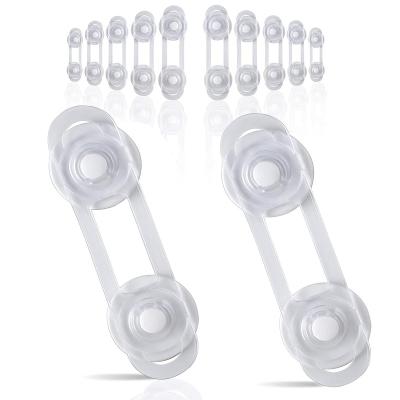 China Easy Installation Transparent Baby Safety Strap Locks for Cabinets, Drawers, Fridge, Dishwasher, Toilet Seat, Closet, Oven No Drilling No Tools for sale