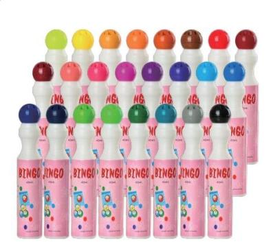 China Non-toxic& non-leak& easy to wash& quick-drying& non slip creative 40ml set washable kids dabbers bingo dot paint marker pen glue bingo marker pen CH-2805 for sale