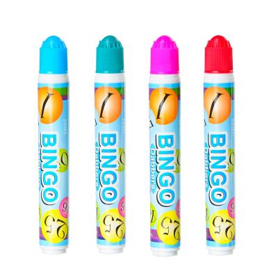 China PP& PE SUPERDAUBERS CH2807 Australia 20ml Bingo Card Dauber Bingo Marker Pen With 10mm Sponge Seed Kids Drawing Pen for sale