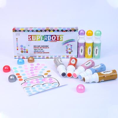 China Educational Toy Graffiti Tools Dot Markers Non-Toxic Shimmer Inks Bingo Dauber Art Glitter Colors Marker Pens Kit for sale