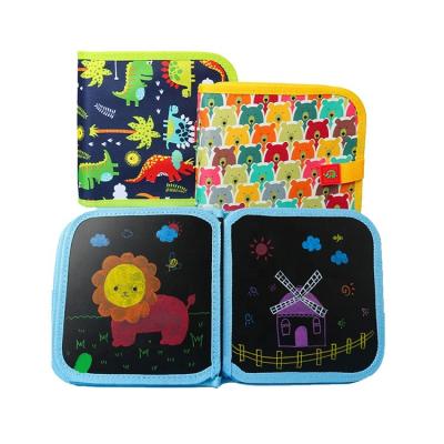 China Writing/Drawing/Doodle Suction Board Toy Painting Doodle Book with Color Pen Erasable Graffiti Books Educational Toys Children for sale