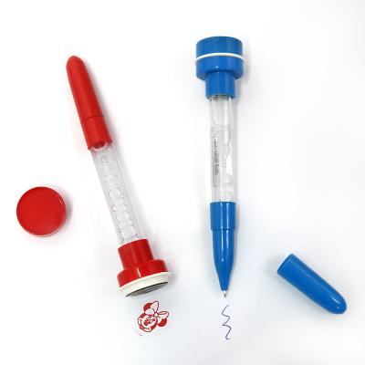 China Wholesale Bubble Pen Cute Stamp Promotion Ballpoint Pen Advertising Pen for sale