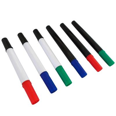 China dual-headed whiteboard Pen Easy Erase L14.2*D1.2cm Two-color Pen Custom Logo whiteboard marker for sale