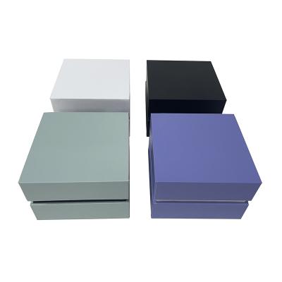 China Luxury Custom Leatherette Ring Jade Paper Pendant Packaging Led Light Luxury Leather Jewelry Paper Box Jewelry Box for sale