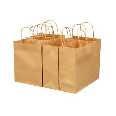 China Amazon Recyclable 2022 Wholesale Luxury Brown Gift Shopping Paper Bags With Your Own Logo Paper Suitcase for sale