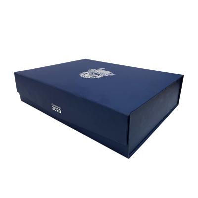 China Recyclable Custom Rigid Foldable Cardboard Gifts Luxury Logo Printed Paper Flat Pack Cardboard Box for sale