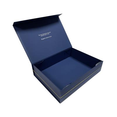 China LuxuryFlap Recyclable Custom Paper Apparel Box Corrugated Packaging Paper Custom Gift Box for sale