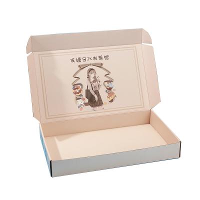 China Whole Sale Manufacturer Cheap Folding Kraft Airplane Gift Recyclable Colored Paper Shipping Boxes Box for sale