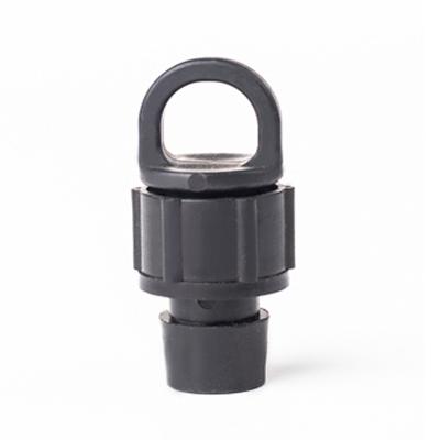 China Agricultural Farmland Irrigation System 1 Ha Agricultural pipe end cap 16 mm lock drip tape connector end plugs irrigation system fittings for sale