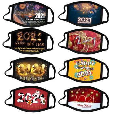 China 2021 China Reusable Printed Cotton Dust Proof Fashion New Year Reusable Maskes for sale