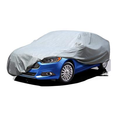 China Factory Wholesale All Weather Resistant UV Resistant Car Cover 100% Polyester Waterproof Car Cover UV Resistant for sale