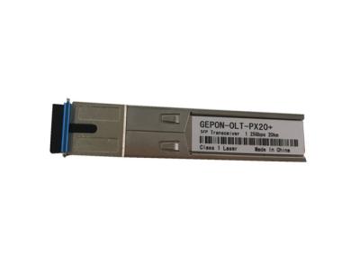 China EPON OLT SFP Module PX20+ 20km , SC / PC Apply In OLT Device ZTE Huawei Fiberhome TX1490 RX1310 for sale