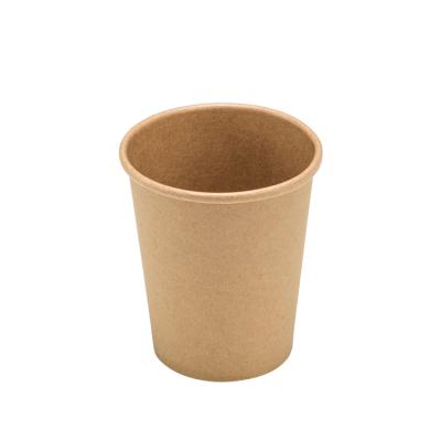 China Disposable Craft Paper Cup Coffee Single Wall Disposable Paper Cup for sale