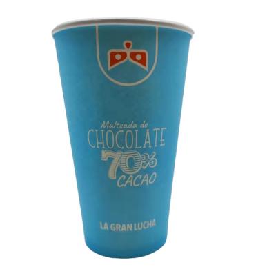 China Customized Printed Disposable Paper Cup Recyclable Single Wall Paper Cup Coffee Paper Cup for sale