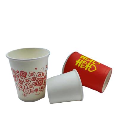 China 8 Ounce Biodegradable Paper Cup Coffee Single Wall Disposable Paper Cup for sale