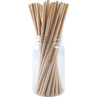 China Recycled Materials 8mm*220mm Hot Sell Cheap Decoration Straws Biodegradable Multi Colored Paper Straws For Drinks for sale