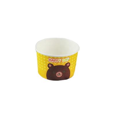 China Disposable Ice Cream Bowl Manufacture Disposable Biodegradable Stocked Paper Soup Cup Biodegradable Eco-Friendly Cup, Disposable for sale