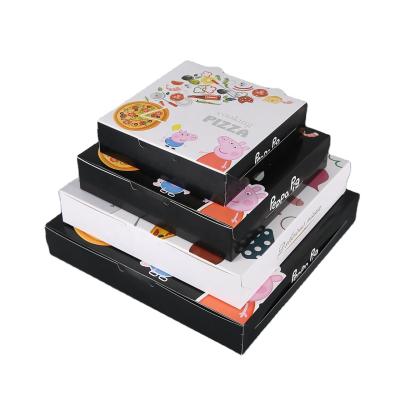 China 2022 new design pizza paper box suppliers corrugated paper pizza box biodegradable pizza box for sale