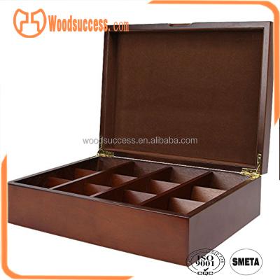 China Recyclable Custom Wooden Tea Gift Boxes For Tea Bags for sale