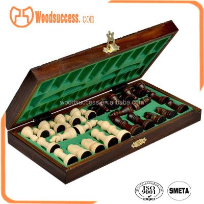 China 2017 handmade high quality wooden chess board, chess set, game chess set for sale