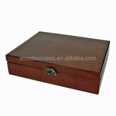 China Recyclable Custom MDF Box With Wood Veneer for sale