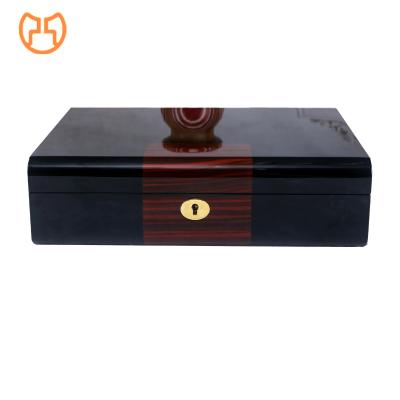 China Low Price High Glossy Wooden Watch Box With Plain Mirror Lid Wooden MDF Gloss for sale