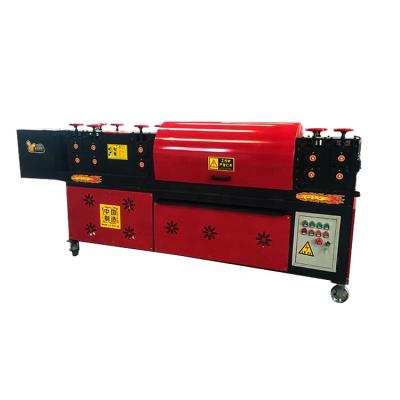 China Energy Supply Pipe Steel Pipe Bar Surface Straightening Rust Paint Cleaning Blasting Machine for sale