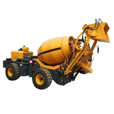 China High Quality Construction Industry Portable Mini Hand Mix Car Self Loading Concrete Mixer 1 Cubic Meter for sale