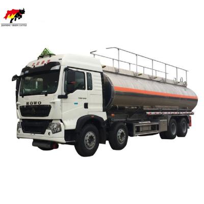 China SINOTRUK HOWO 8x4 Fuel Tanker Truck For Sale 11 - 20T 11990mm*2495mm*3370mm(L*W*H) for sale