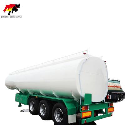 China Used Semi Truck Trailer Axle Aluminum Milk Fuel Oil China Capacity 3 Gasoline Water Oil Tank Trailer Truck Trailer Truck for sale