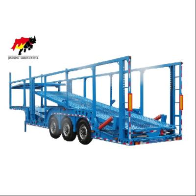 China 7 flat surface trailer truck trailer 8 9 car trailer hauler car hauler semi trucks trailers for sale