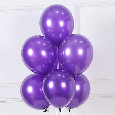 China Advertising toy factory direct pearlized balloon metallic balloon for party / wedding for sale