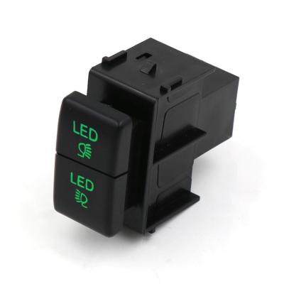 China Alternate Illumination in 2 Different Colors of Nissan LED OEM Dual Push Button On-Off Switch for Y61 & Y62 Patrol, Pathfinder Navara X-Trail for sale