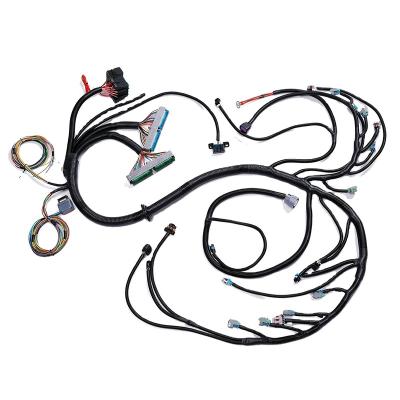 China Automotive LS1, 5.3L/6.0L/4.8L engine wiring harness with ATO fuel pump relay block 4L60E transmission wire harness kits for sale