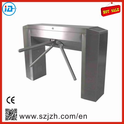 China Magnetic 304# Stainless Steel Tripod Turnstile Gate For Entrance Control for sale