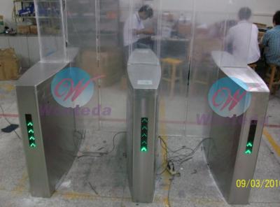 China Full Height Speed Gate 304 Stainless Steel  8 pcs Sensor Gate for sale