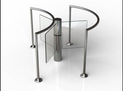 China Swing barrier waist high turnstile gate for sale