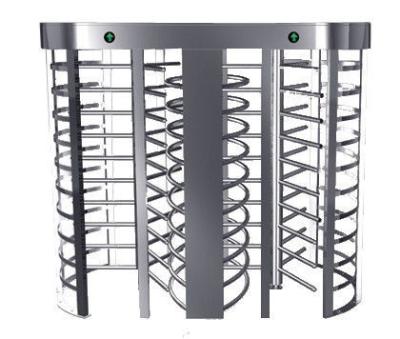 China Full Height Turnstile 304 Stainless Steel RFID Access Control Door for sale