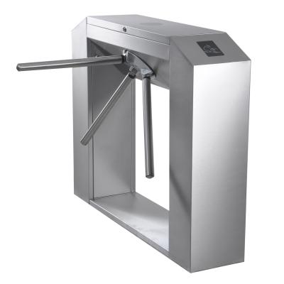 China Automated Half Height Tripod Turnstile Gate Fault Detection , Stainless Steel for sale