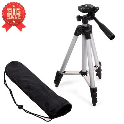 China Lightweight Lightweight Camera Tripod For Travel, 57 Inch Portable Adjustable Camcorder Tripod With Bag for sale