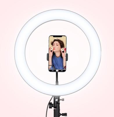 China Light Weight 14 Inch 36CM Round LED Ringlight Dimmable With Circle Lighting Stand Kit For Mirror Makeup Visual Lighting for sale