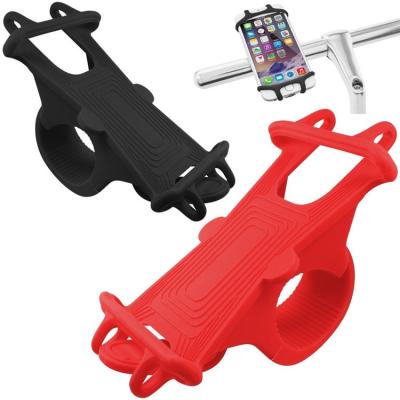 China Phone Navigation Holder For Phone Shockproof Mount Universal Bicycle Bike Mount Silica Gel Phone Holder Cradle Mobile Phone Accessories for sale