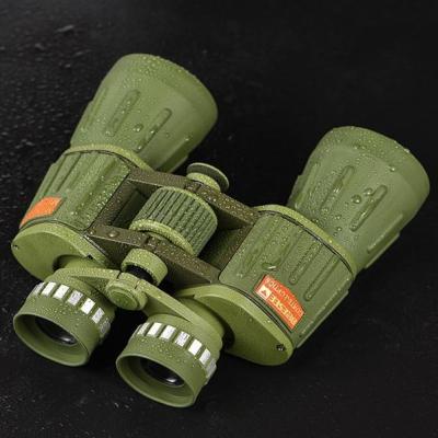 China High Power 10x50 Multifunctional Military Binoculars, HD Compact Professional/Daily Waterproof Binoculars Telescope for Adults Bird Watching for sale